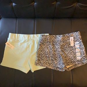 2 brand new sweat shorts